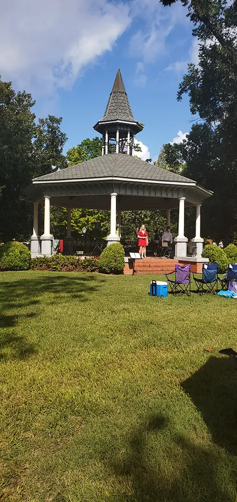 A concert at Marmion Park