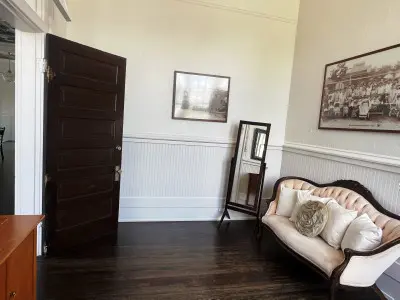 The dressing room