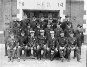 The station crew, 1931