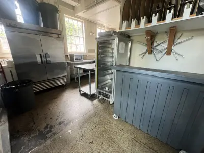 The prep kitchen